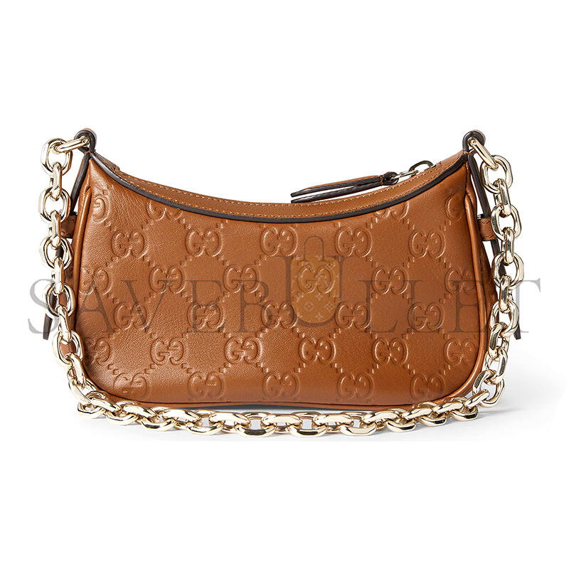 GUCCI GG EMBLEM MINI SHOULDER BAG 847091 (19*12*4cm) GUCCI GG EMBLEM MINI SHOULDER BAG 847091 (19*12*4cm)